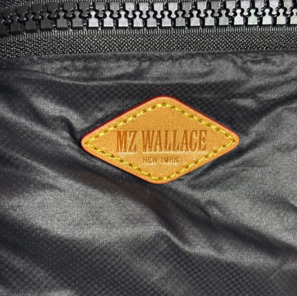 MZ WALLACE Black Nylon Zipper Pouch